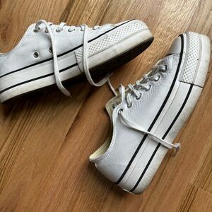 Platform White Converse